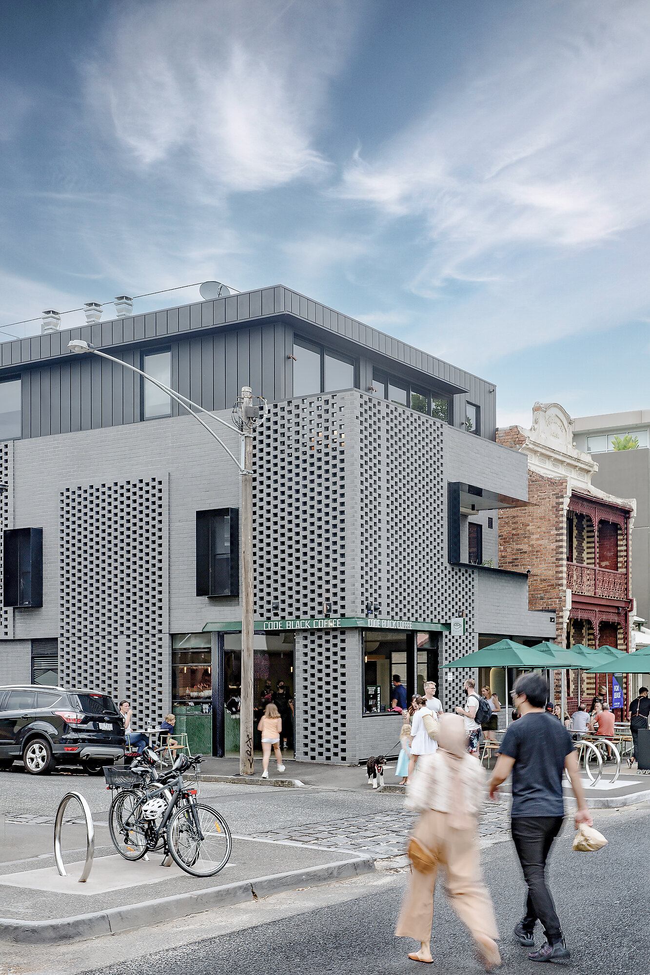 Interior photograph of Code Black South Melbourne by Georgia Haynes